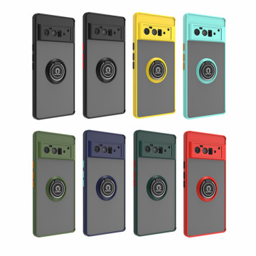 Matte Armor Back Cover Case για το Google Pixel 8, 7, 6 Pro 7 Pro με το τηλέφωνο Ring