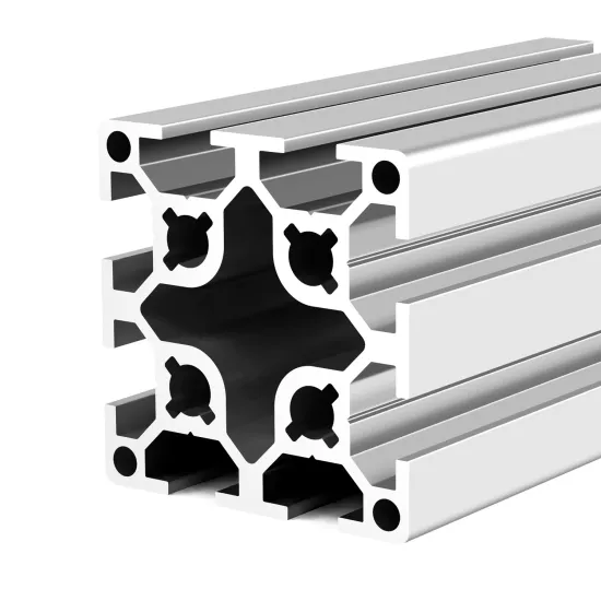 Chinese Manufacturer Twin Slot8 50x50 Industrial Aluminum Extrusion Profile T5 EN 6063