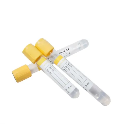 Yellow cap Gel Clot Activator Tube SST Tube