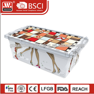 HAIXING Custom Rectangle Clear Acrylic Shoe Boxes Factory