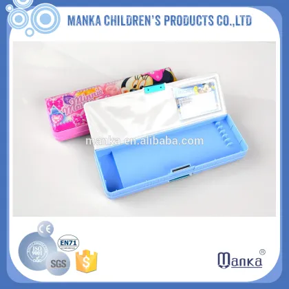 OEM double sided pencil box, magnet gift box ,magnetic pencil box