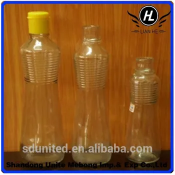 100ml--300ml clear glass bottle for kitchen