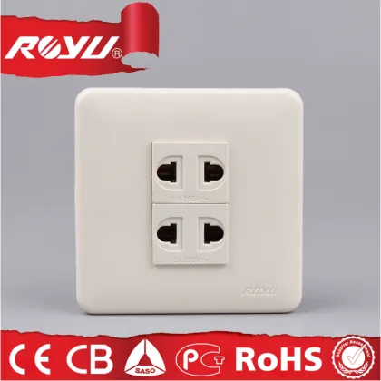 electrical power socket, universal electric socket, double electrical floor sockets