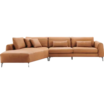 leather modern simple corner sofa family living room
