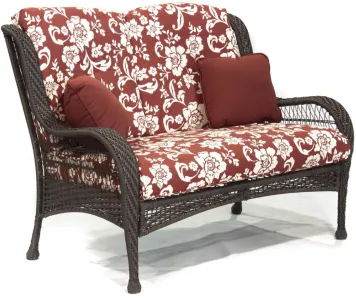 Rattan double sofa chair