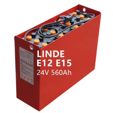 24V 550AH Linde Forklift交換バッテリーE15 E15 24V4PZS560
