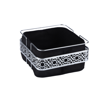 Modern Light Luxury Fabric Storage Basket for Food & Snacks