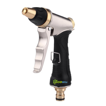 Adjustable Brass Nozzle Garden Hose Squirt Gun for Stylish Irrigation
