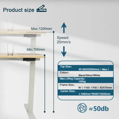 New Design Standing Desk Computer Desk Modern Home Office Furniture