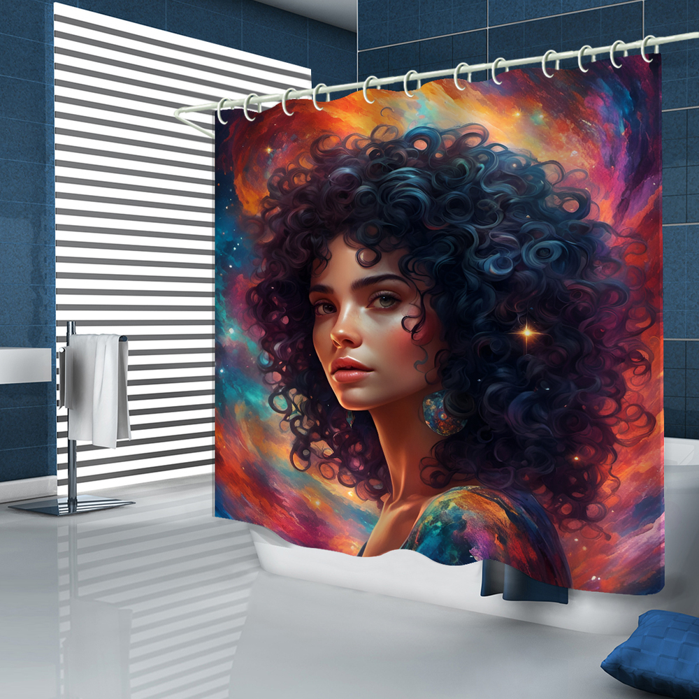 3D waterproof extra long shower curtain2024-AUT- (16)-02