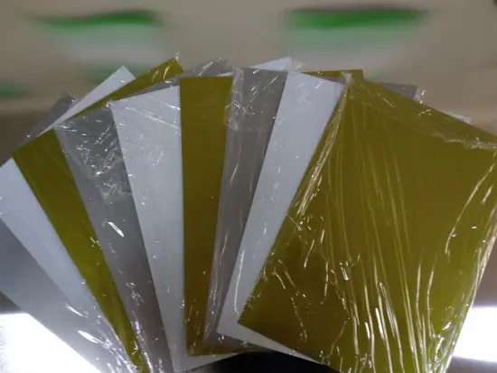 Laminated white Gold Transparent TINPLATE