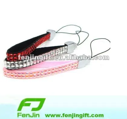 Bling Mobile Phone Straps,bling lanyard,rhinestone lanyard