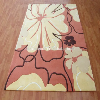 polyester handmade area rugs