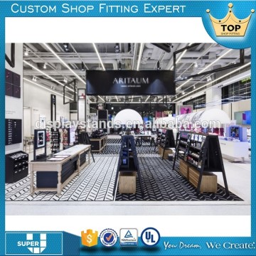 high quality brands shopping mall cosmetic retail kiosk design