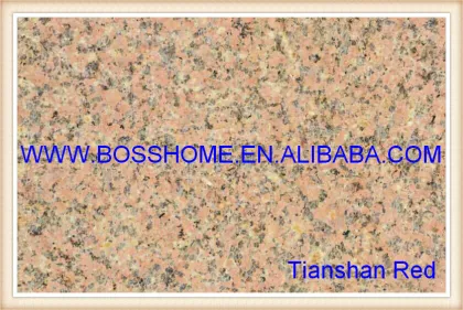 Factory Flag Polished TianShan Red Granite slab