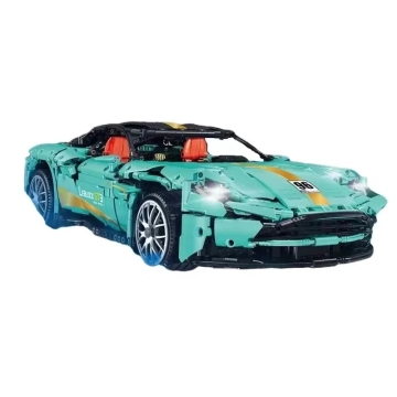 18K K85 2008pcs kereta super sukan berteknologi tinggi Tiffanyi Blue Model Bricks MOC Building blocks mainan kereta untuk kanak-kanak