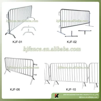 Portable steel fence