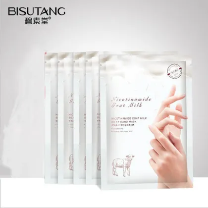 smoothing goat milk collagen glove sheet hand mask