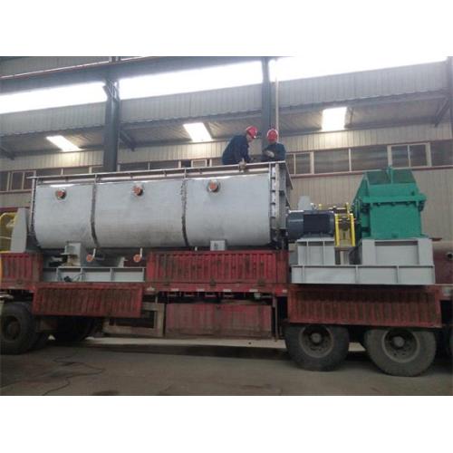 Factory Sale Chicken Manure Paddle Dryer High Frequency Continuous Dry