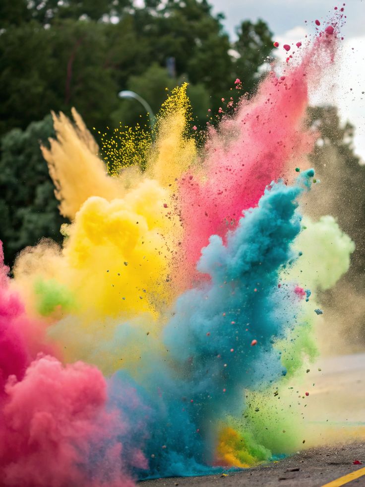 Concrete mixer truck powder coating