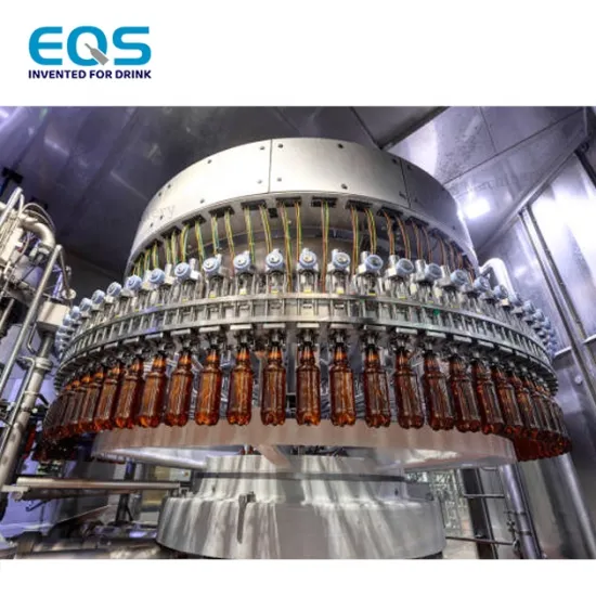 EQS Tailor-Made Glass Bottle Carbonated Beverage Filling Machine Production Line