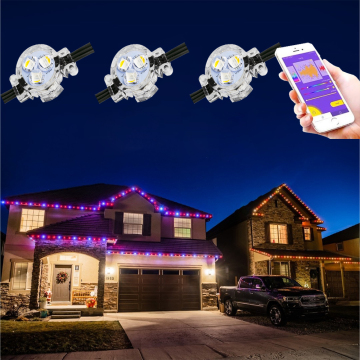 Đèn cây Giáng sinh WiFi thông minh với Bond Pixel RGBW ánh sáng xanh cho trang trí ngày lễ