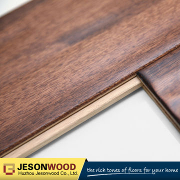 Solid Manchurian Walnut hardwood flooring handscraped surface Prefinished/Unfinished