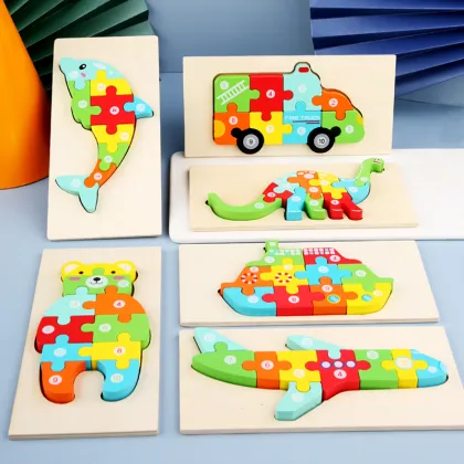 Factory Sale: Children's Wooden Montessori Puzzle Toys - Educational Kid Wood Jigsaw Puzzles