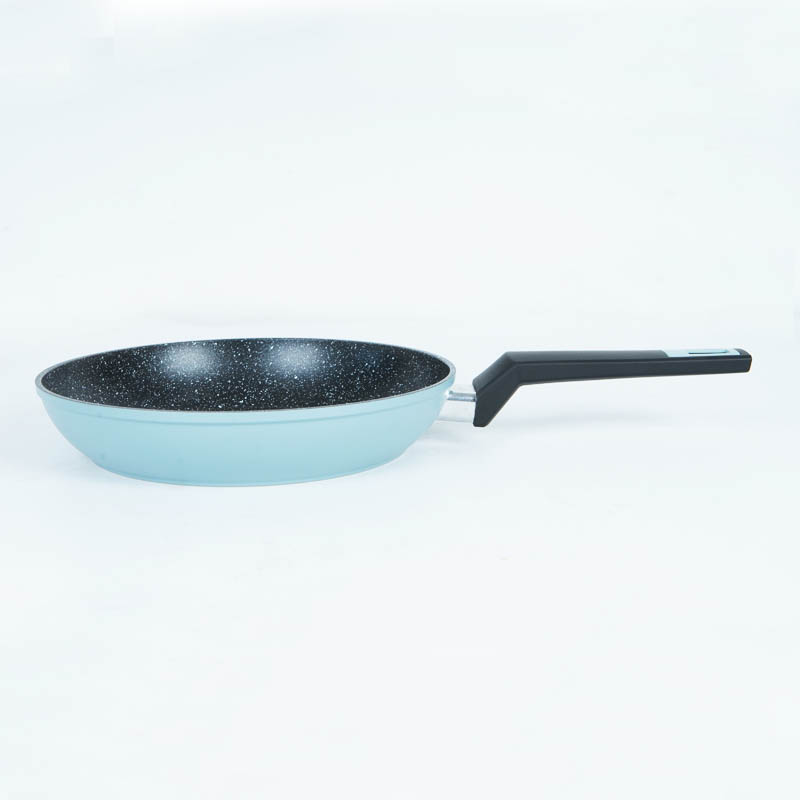 Professional Production Diverse Styles Exquisite Workmanship Cooking Aluminum Forged Granite Fry Pan Stone
