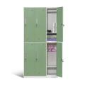 High School Locker 2 Tier Metal Locker for Schools 6 Doors Supplier