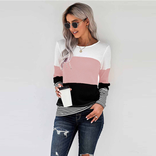Tops Tees And Blouses Womens Sweaters Casual Long Sleeve Crewneck Factory