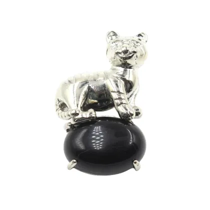 High-Quality Black Obsidian Necklace: Unique Multi-Shaped Pendant Jewelry Accessory