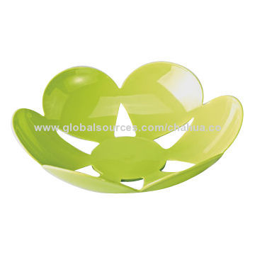 Plastic fruit tray with special and nice design, made of PP, suitable for home or hotel use