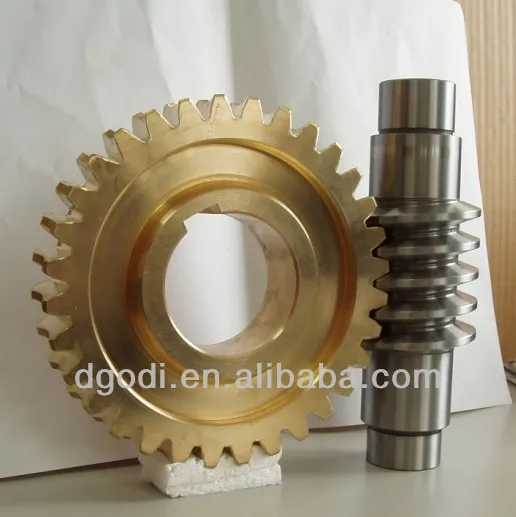 high quality custom precision brass/aluminum/steel/copper worm gears set, worm gear design