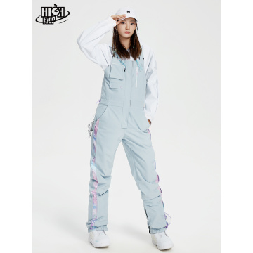 Windproof and Waterproof Cotton Snowboard Bibs