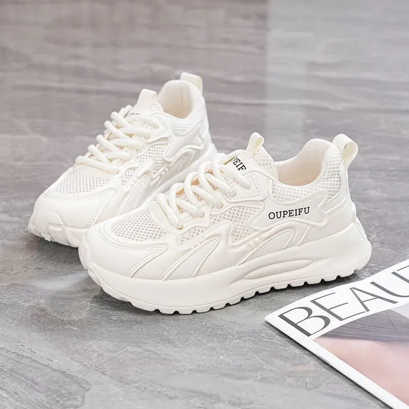 Summer Breathable Lace-up Casual Shoes