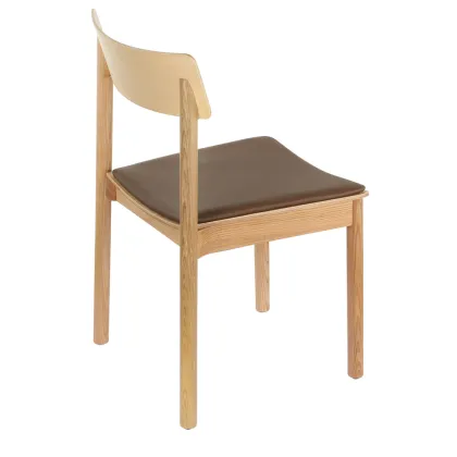 Nordic solid wood dining chairs