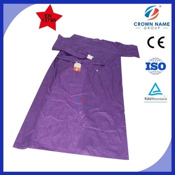 Hospital dressing supplies non woven pp dressing gowns disposable surgical gowns for men & women