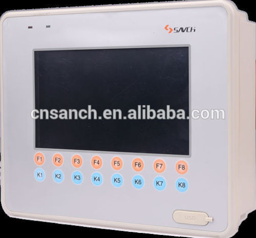 SANCH 8'' plc control panel hmi for all in one machine