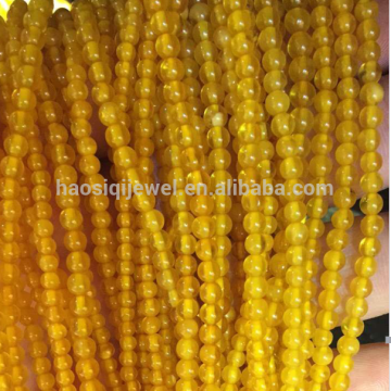 2018 hot wholesale 4mm-10mm natural aaa round amber beads for jewelry making