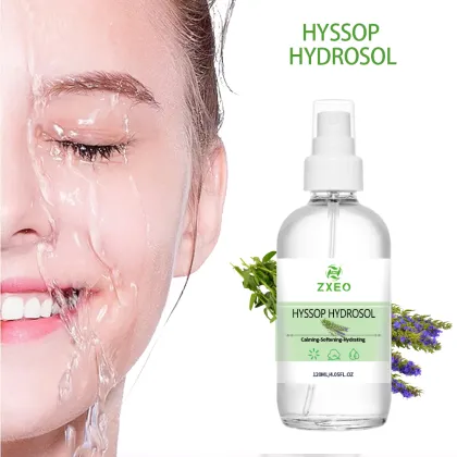 Organic Hyssop Flower Water | Hyssopus officinalis Distillate Water