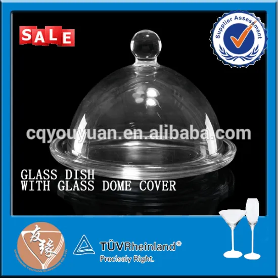 Tableware 5.85in round glass novelty butter dishes