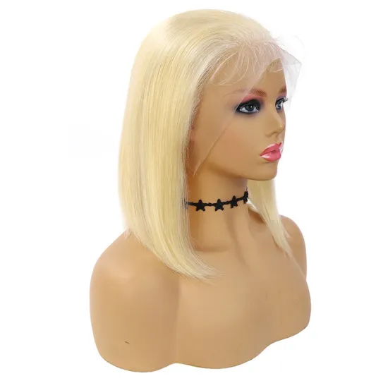 Straight Private Label Wigs African 150% Density  Short Cut Wigs  Silky And Smooth Hair