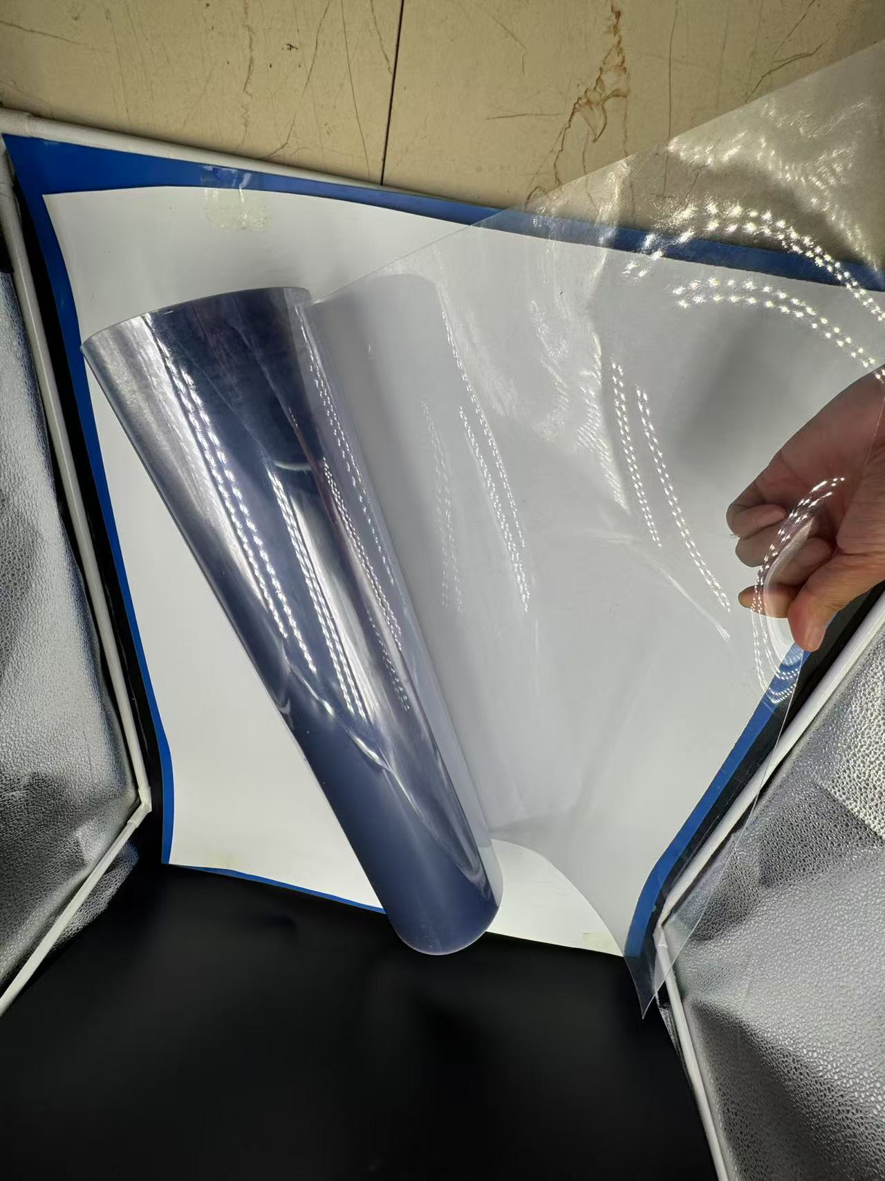 PVC transparent film blister packaging