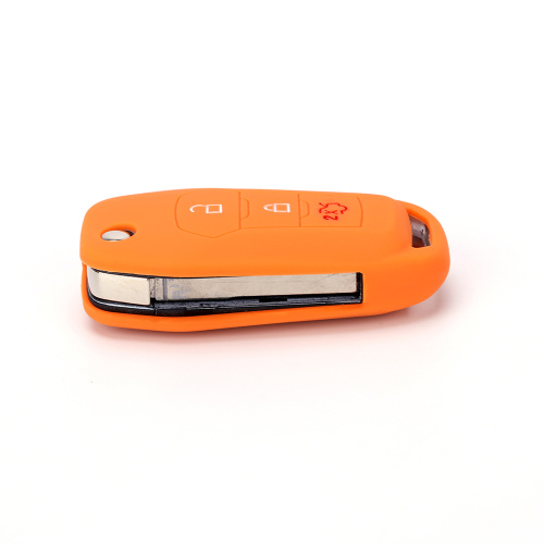 Protective Flip Car Key Silicone Case For Ford