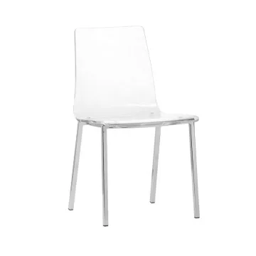 Chicasa Modern Acrylic Luxury Restaurant Dining Chair