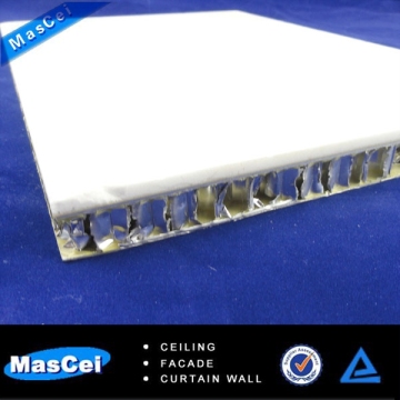 Wall stone cladding with aluminum honeycomb