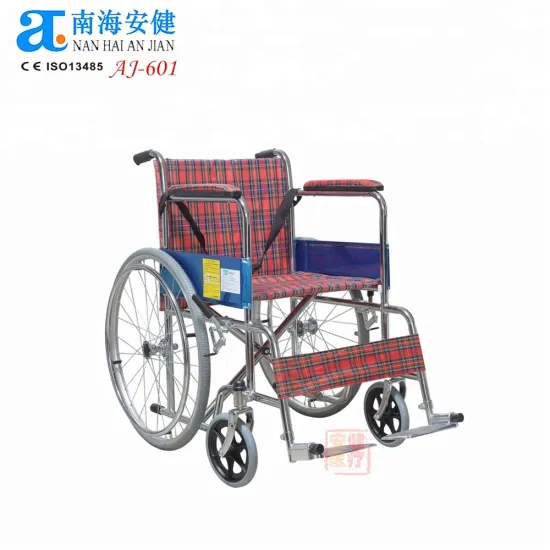 Best Seller AJ-601 Economic Alibaba Chrome Steel Wheelchair Supplies