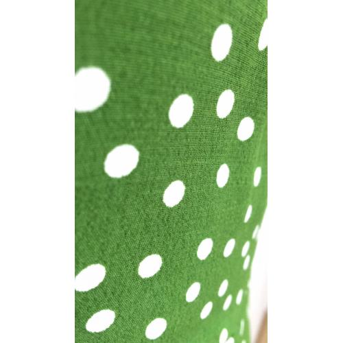 Wide Leg Jumpsuit Green Ruffle Polka Dots Romper Manufactory