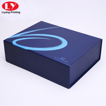 Luxury Navy Square Necktie Box